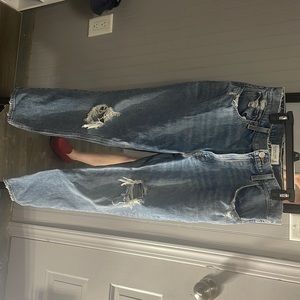 Abercrombie high rise mom jeans size 30